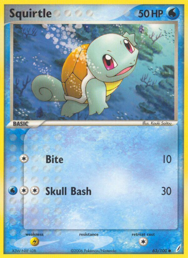 Squirtle Pokémon card