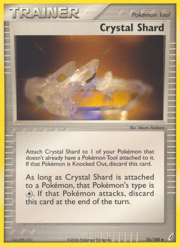 Crystal Shard Pokémon card