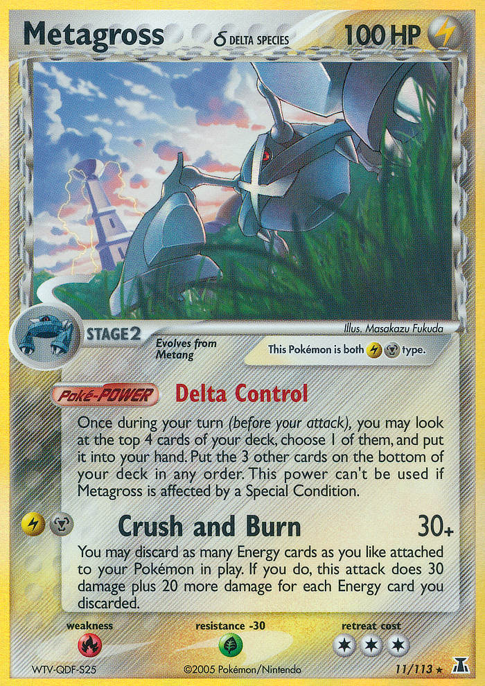 Metagross δ Pokémon card