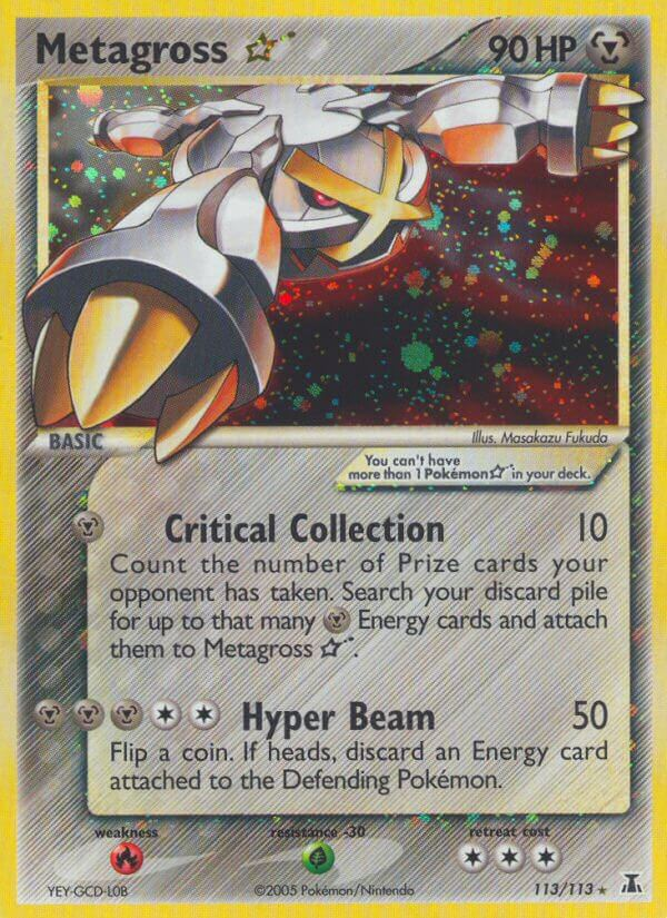 Metagross Star Pokémon card