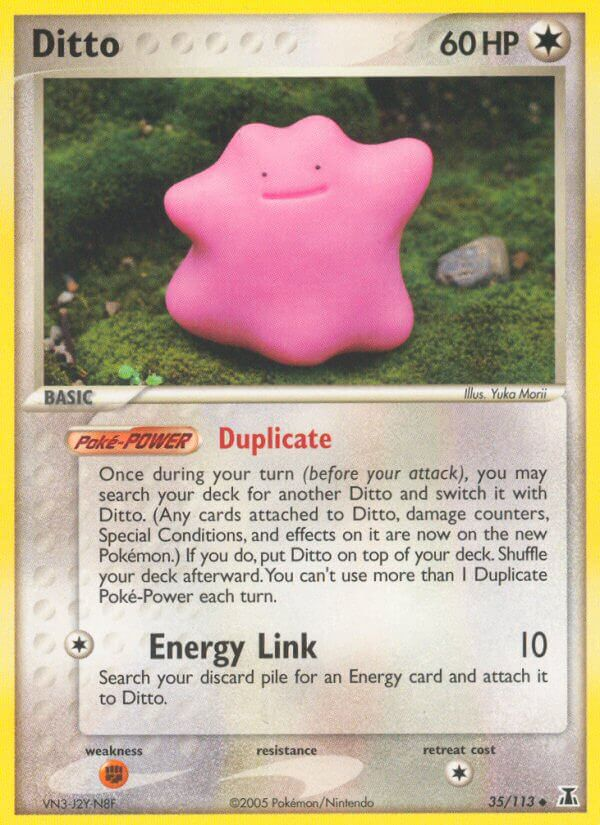 Ditto Pokémon card