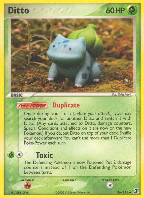 Ditto Pokémon card