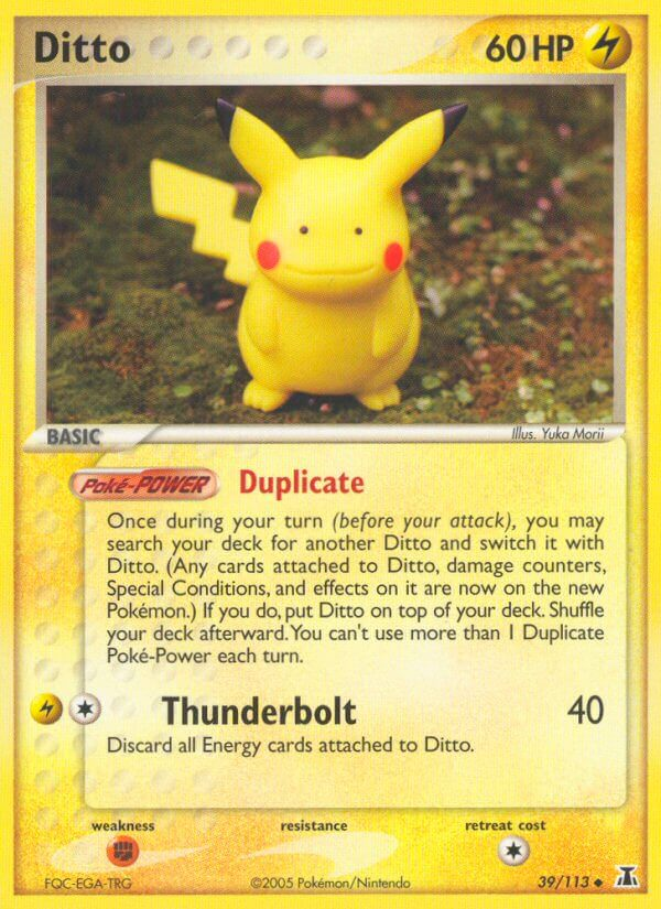 Ditto Pokémon card
