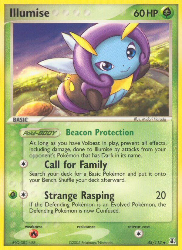 Illumise Pokémon card