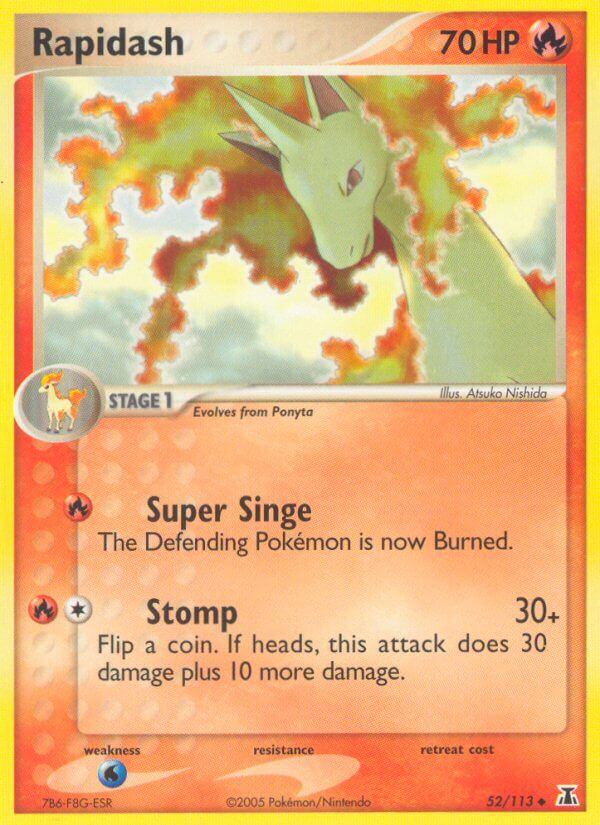Rapidash Pokémon card
