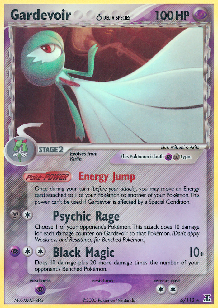 Gardevoir δ Pokémon card