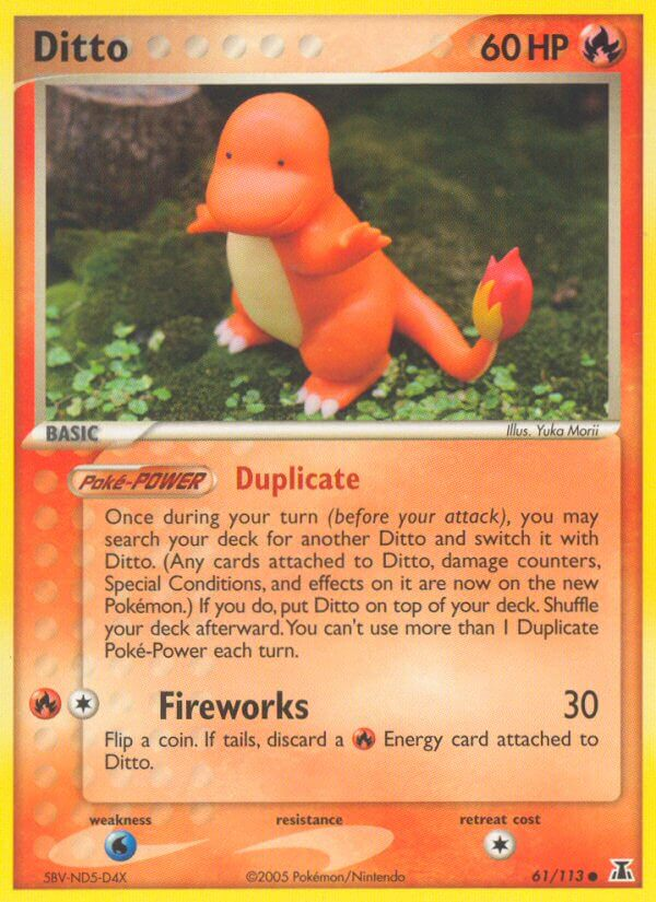 Ditto Pokémon card