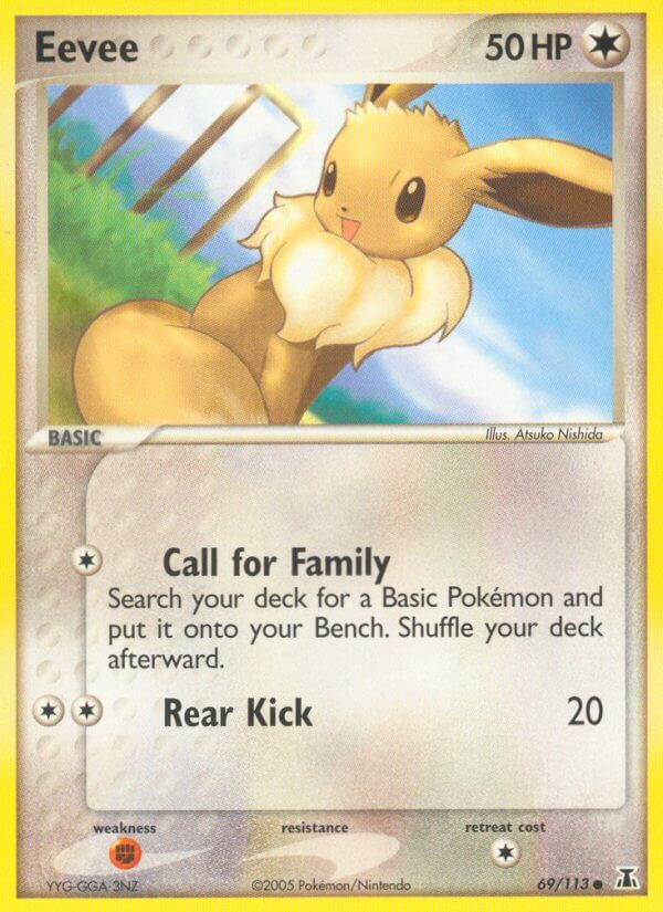 Eevee Pokémon card