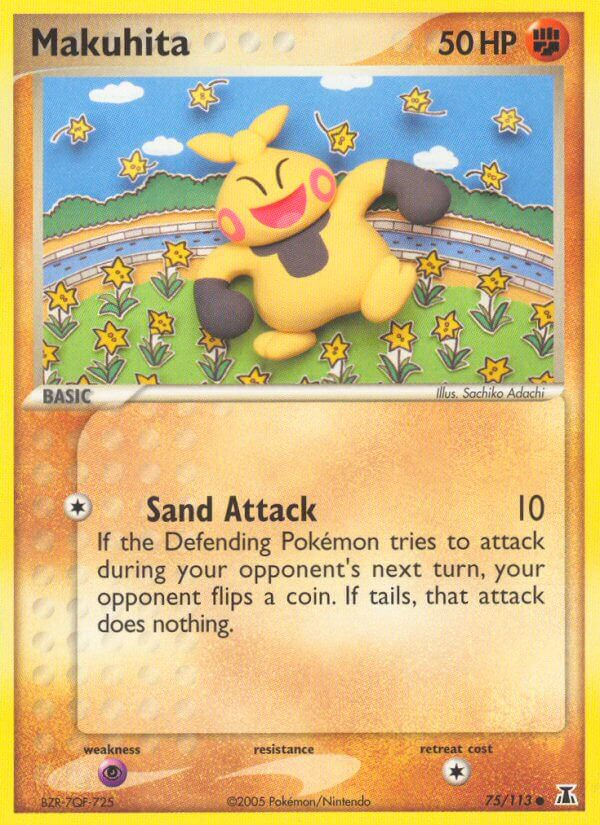 Makuhita Pokémon card