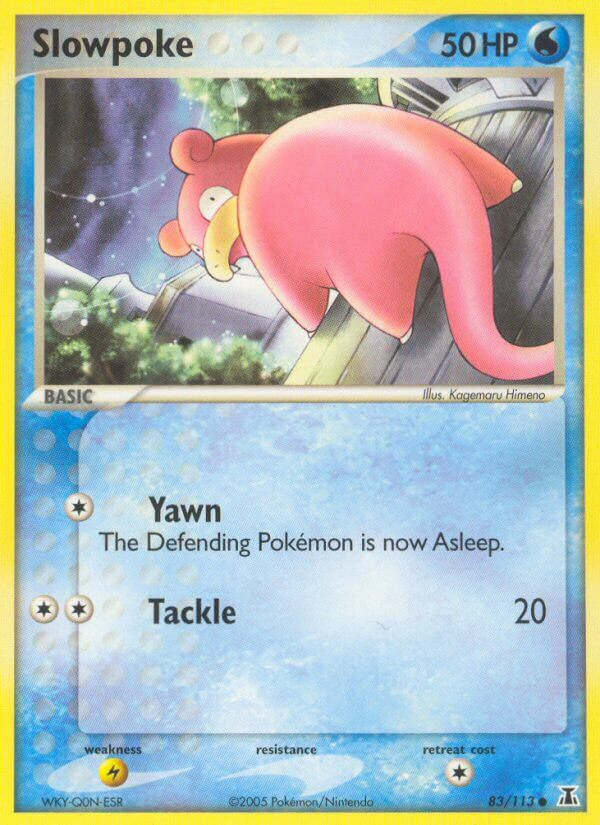 Slowpoke Pokémon card