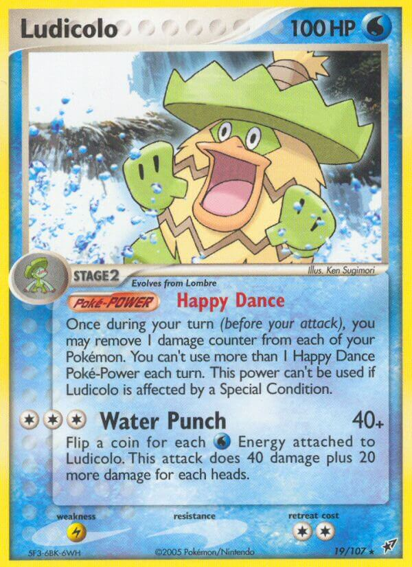Ludicolo Pokémon card