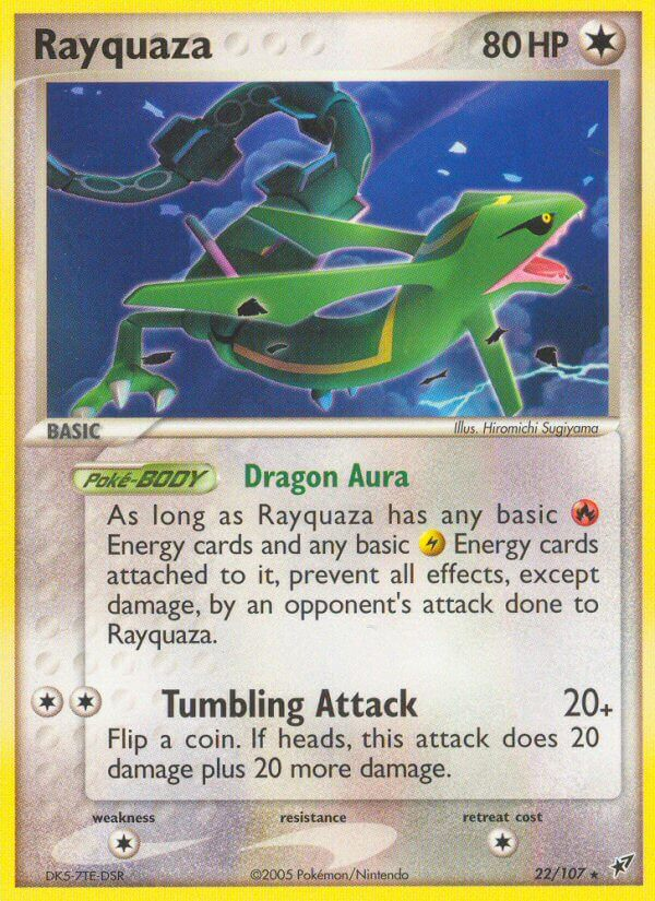Rayquaza Pokémon card