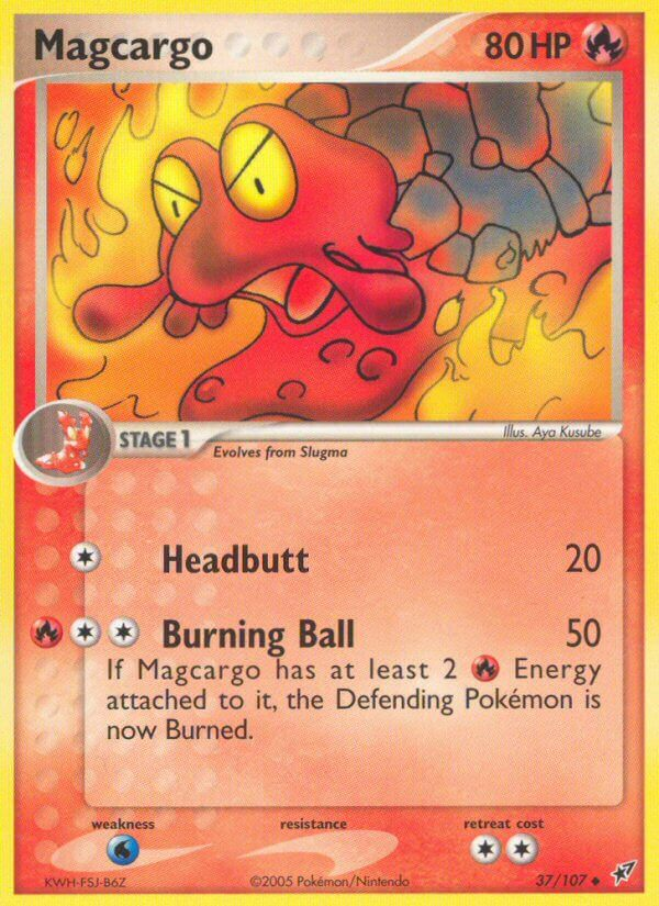Magcargo Pokémon card