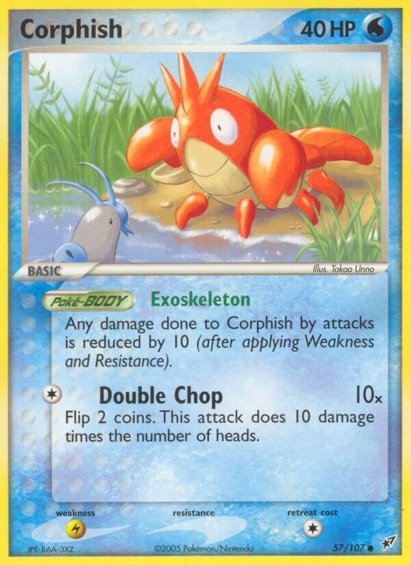 Corphish Pokémon card
