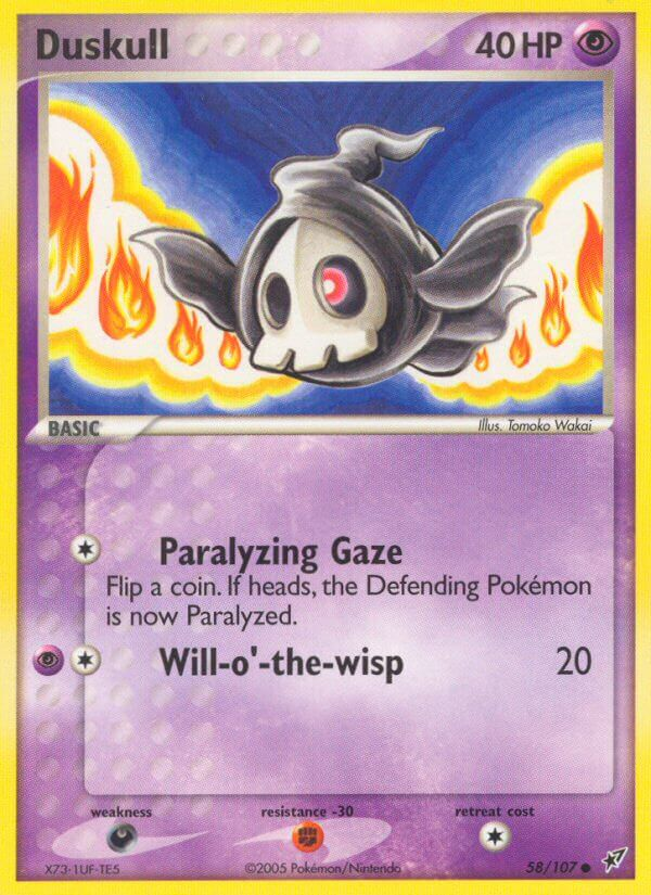 Duskull Pokémon card