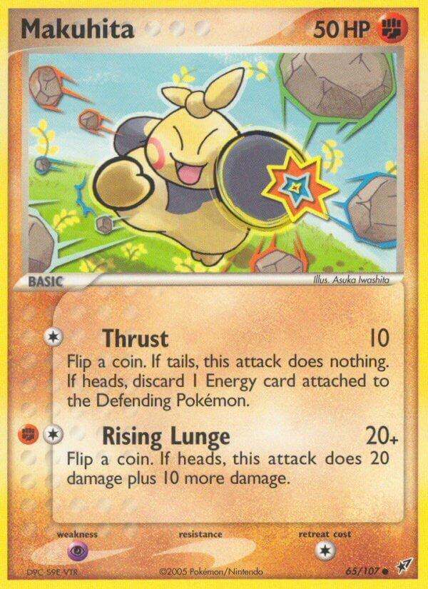 Makuhita Pokémon card