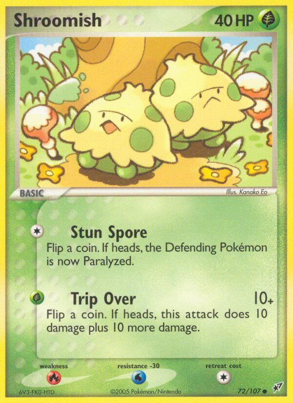 Shroomish Pokémon card