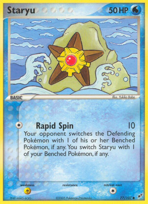 Staryu Pokémon card