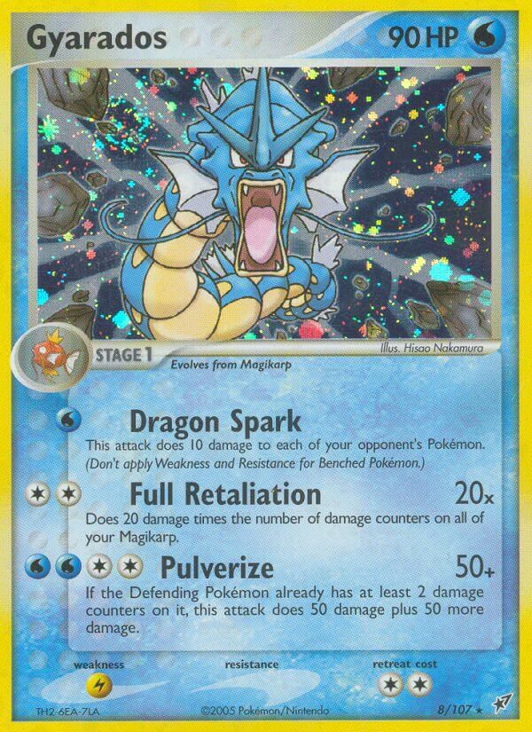 Gyarados Pokémon card