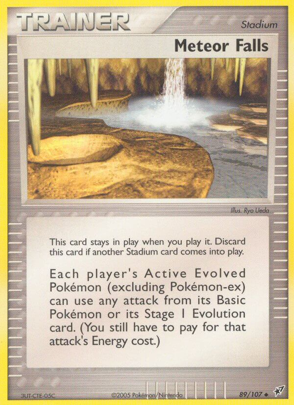 Meteor Falls Pokémon card