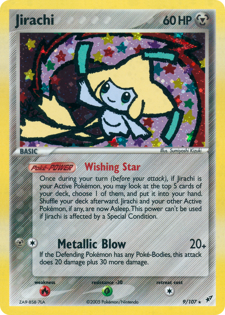 Jirachi Pokémon card