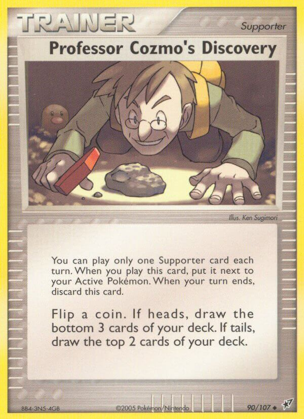 Professor Cozmo's Discovery Pokémon card