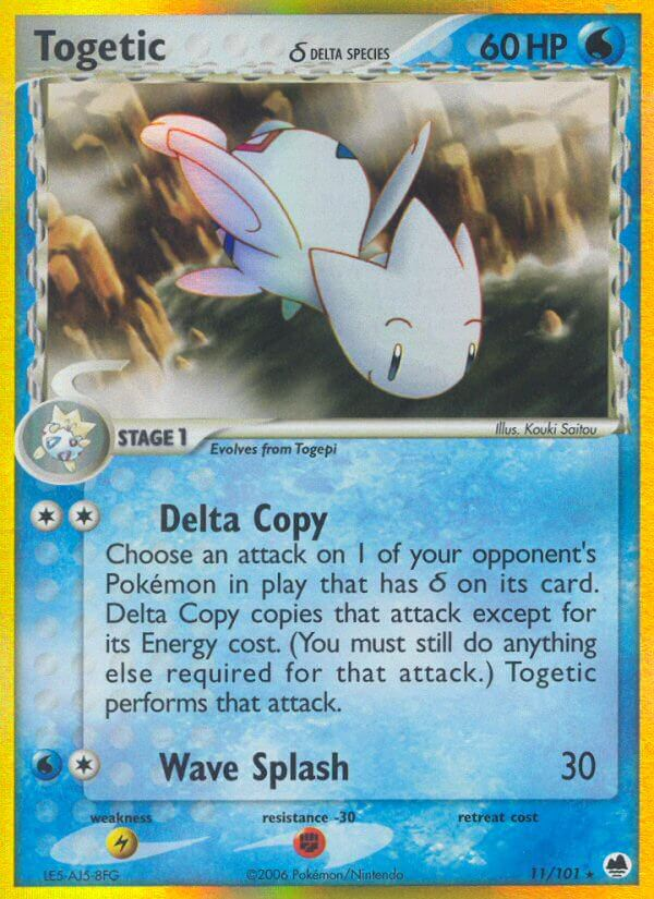 Togetic δ Pokémon card