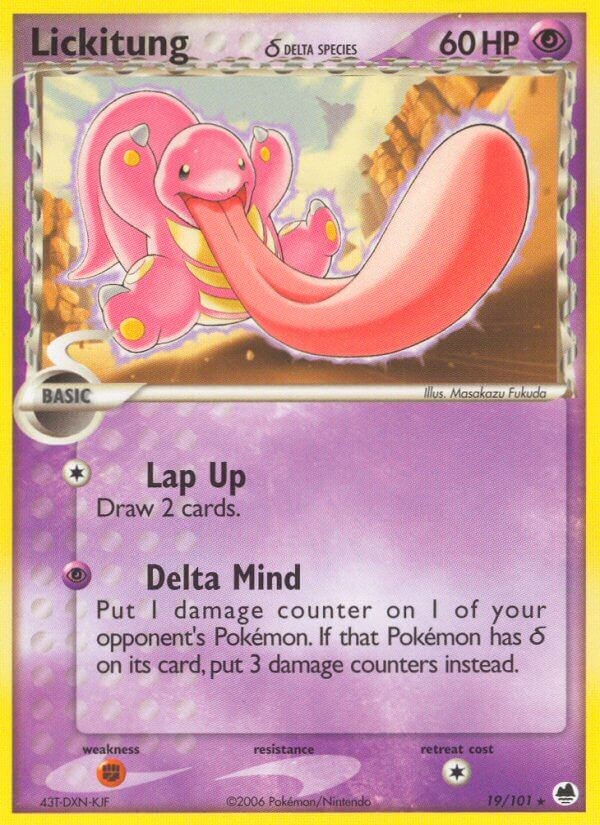 Lickitung δ Pokémon card