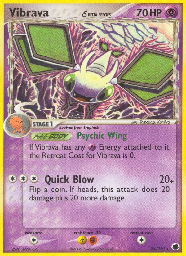 Vibrava δ Pokémon card