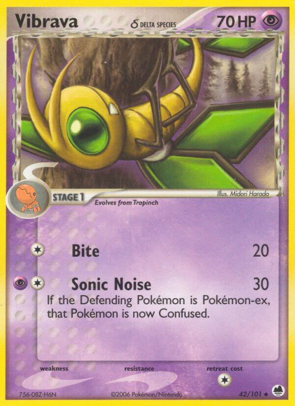 Vibrava δ Pokémon card