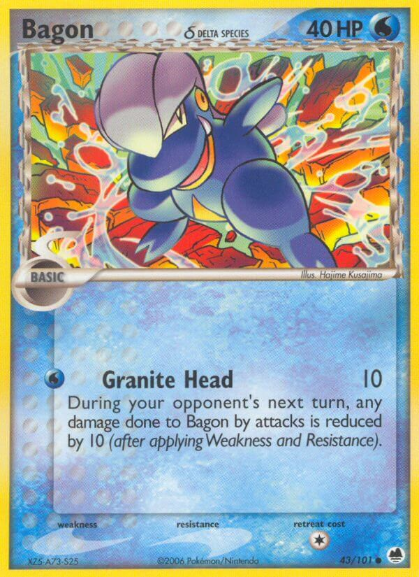 Bagon δ Pokémon card