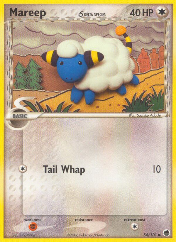 Mareep δ Pokémon card