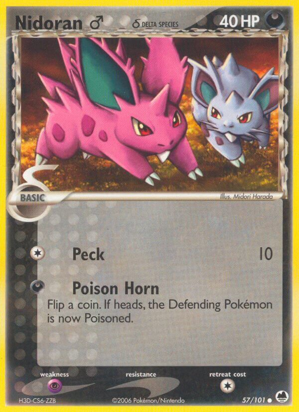 Nidoran♂ δ Pokémon card