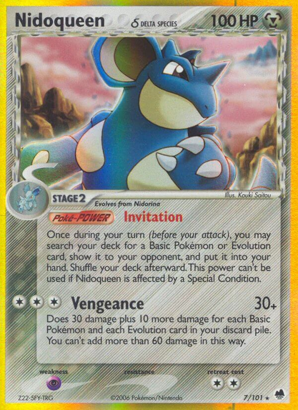 Nidoqueen δ Pokémon card