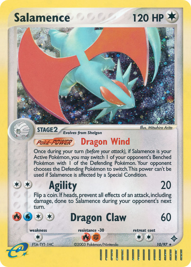 Salamence Pokémon card