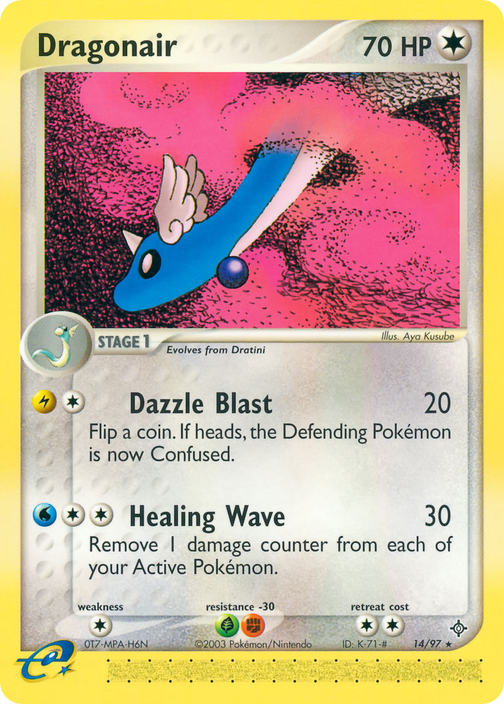 Dragonair Pokémon card