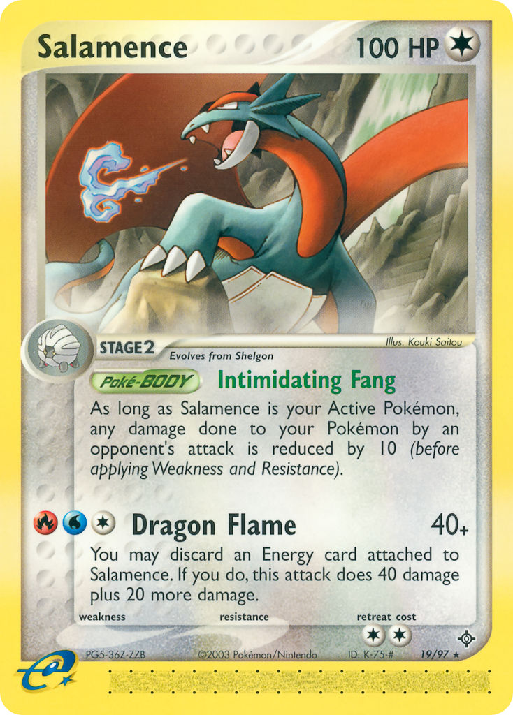 Salamence Pokémon card
