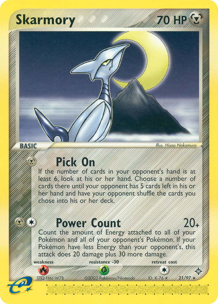 Skarmory Pokémon card