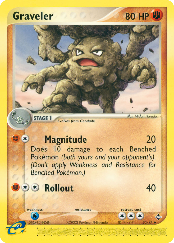 Graveler Pokémon card