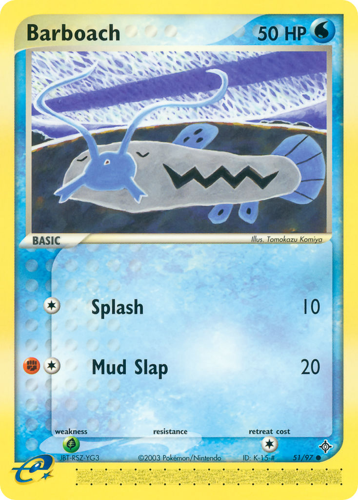Barboach Pokémon card