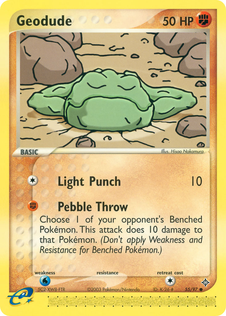 Geodude Pokémon card