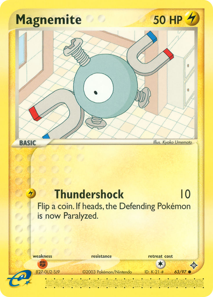 Magnemite Pokémon card