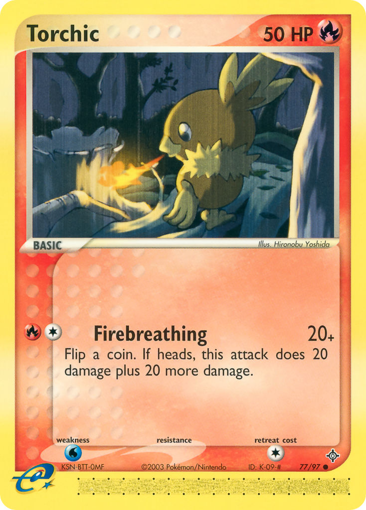 Torchic Pokémon card