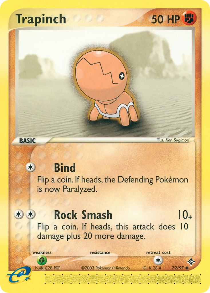 Trapinch Pokémon card