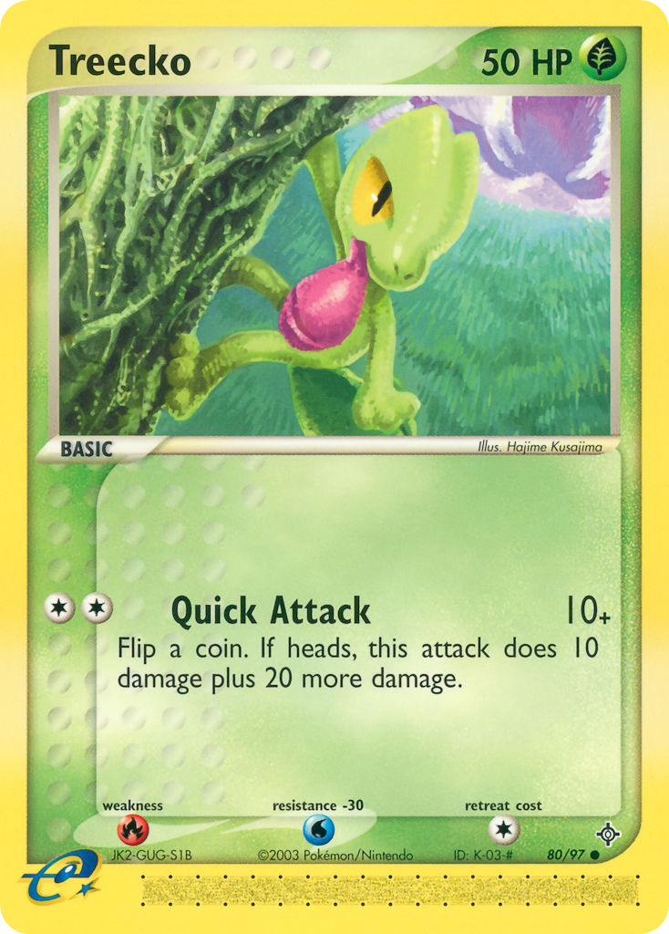 Treecko Pokémon card
