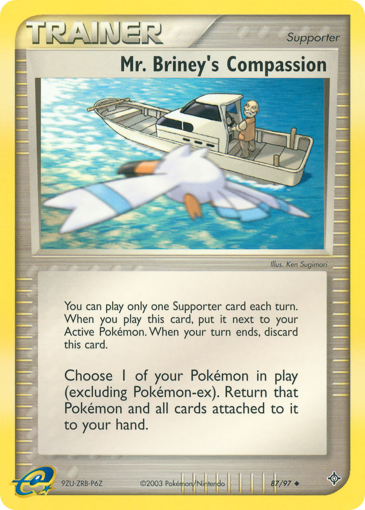 Mr. Briney's Compassion Pokémon card