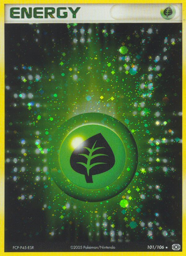 Grass Energy Pokémon card