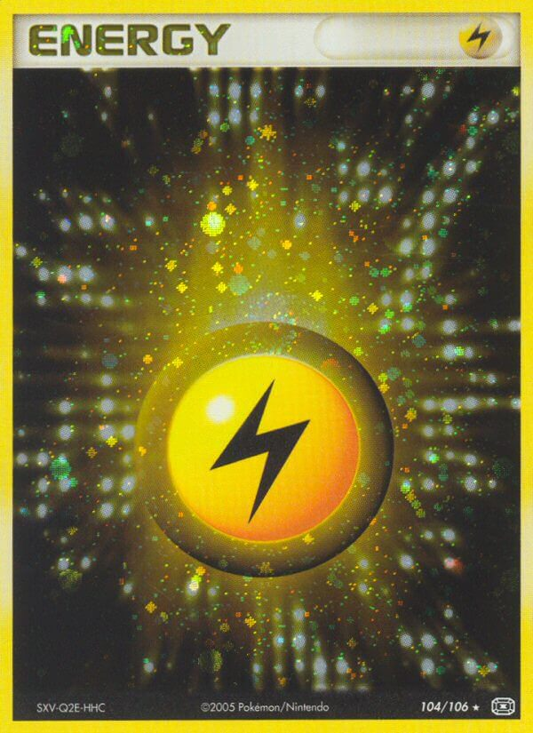 Lightning Energy Pokémon card