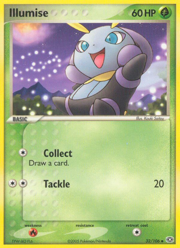 Illumise Pokémon card