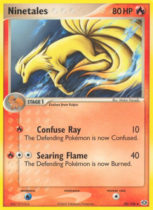 Ninetales Pokémon card